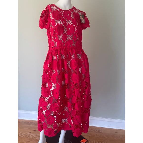 SELF-PORTRAIT Poppy Midi Dress - Picture 8 of 10